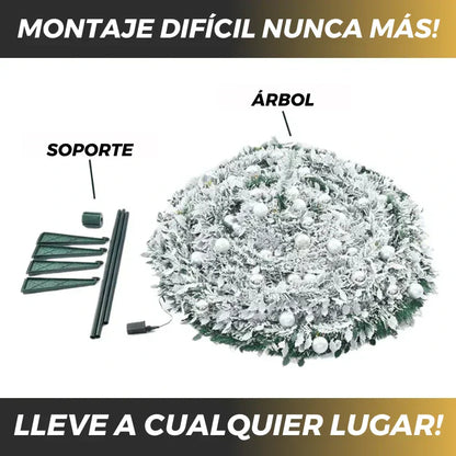 Árbol De Navidad Retractil Premium + Decoración y Regalo Exclusivo!! [SOLO HOY]